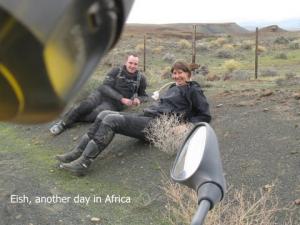 Another day in Africa: Corne and Rynet ( photo : Pete Mann )
